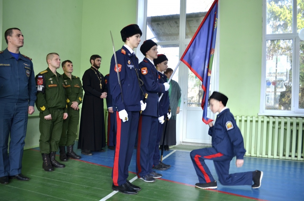 Калужские казачата приняли присягу