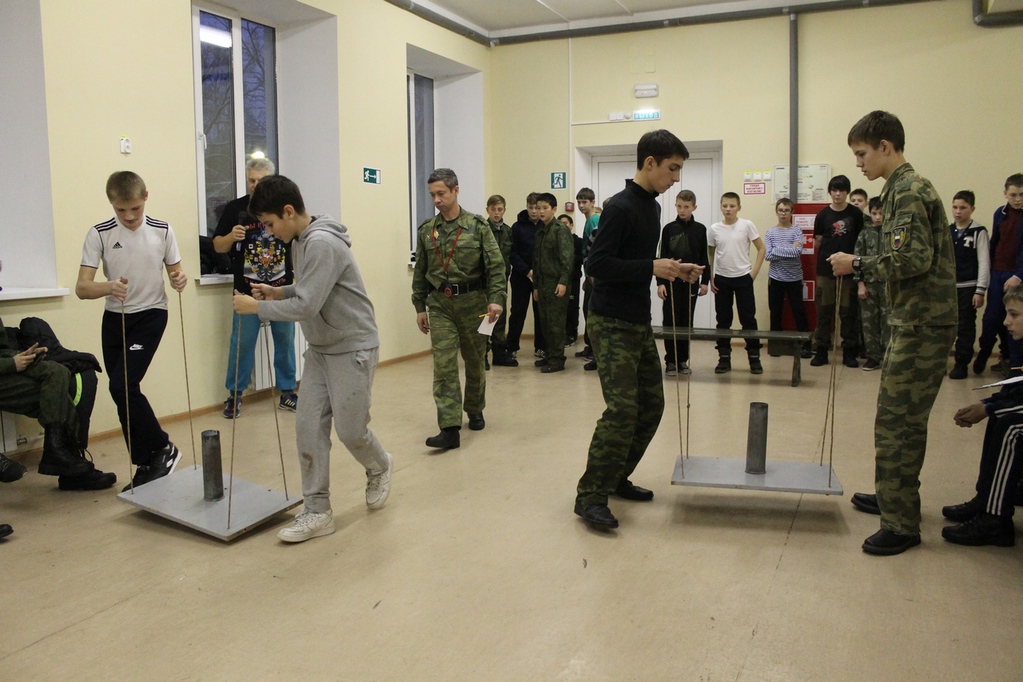В дни школьных каникул в Тульской области работал военно-патриотический лагерь «Патриот»