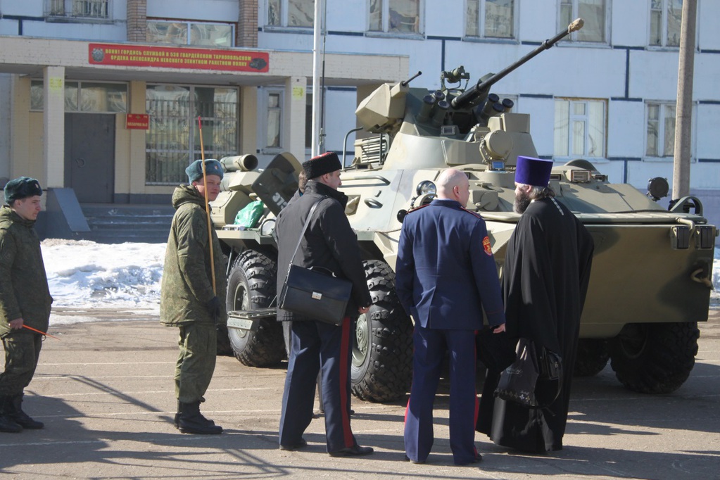 Совет атаманов ВКО "Центральное казачье войско" прошел на территории воинской части