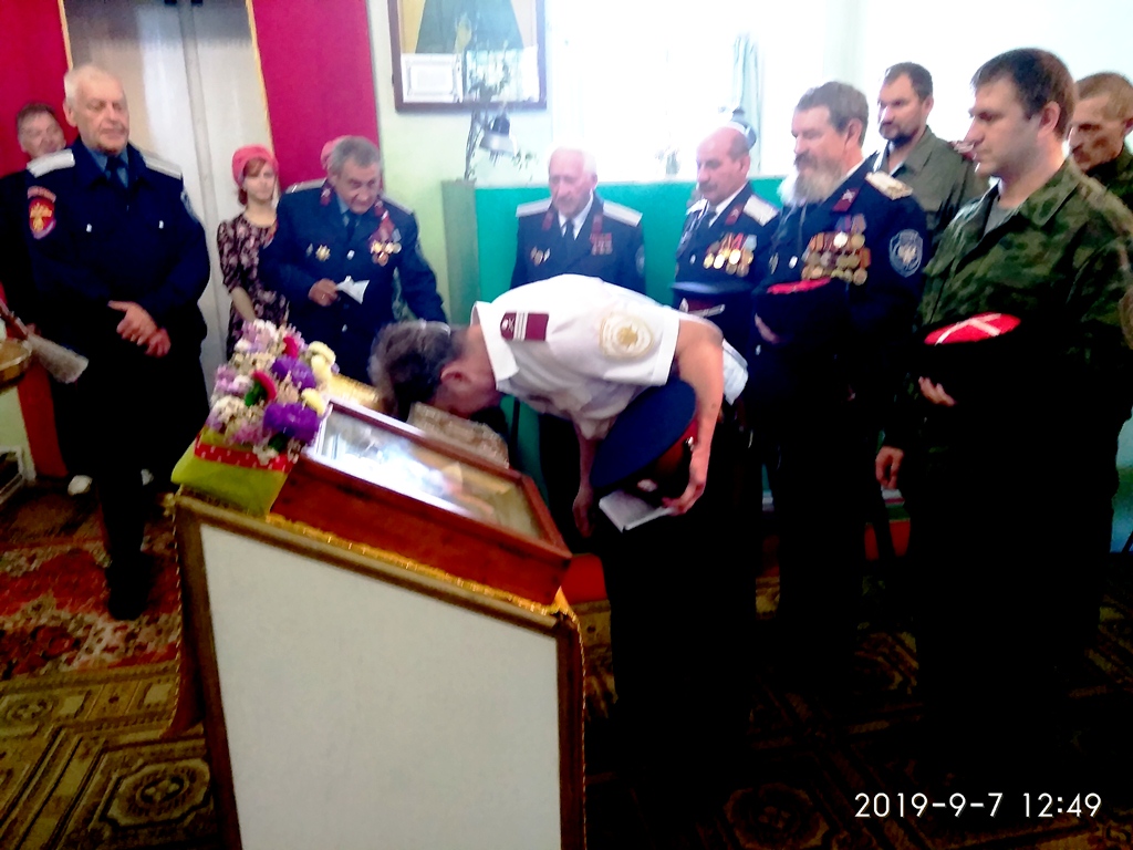 В Кольчугино состоялся отчетно-выборный круг казаков хуторского казачьего общества