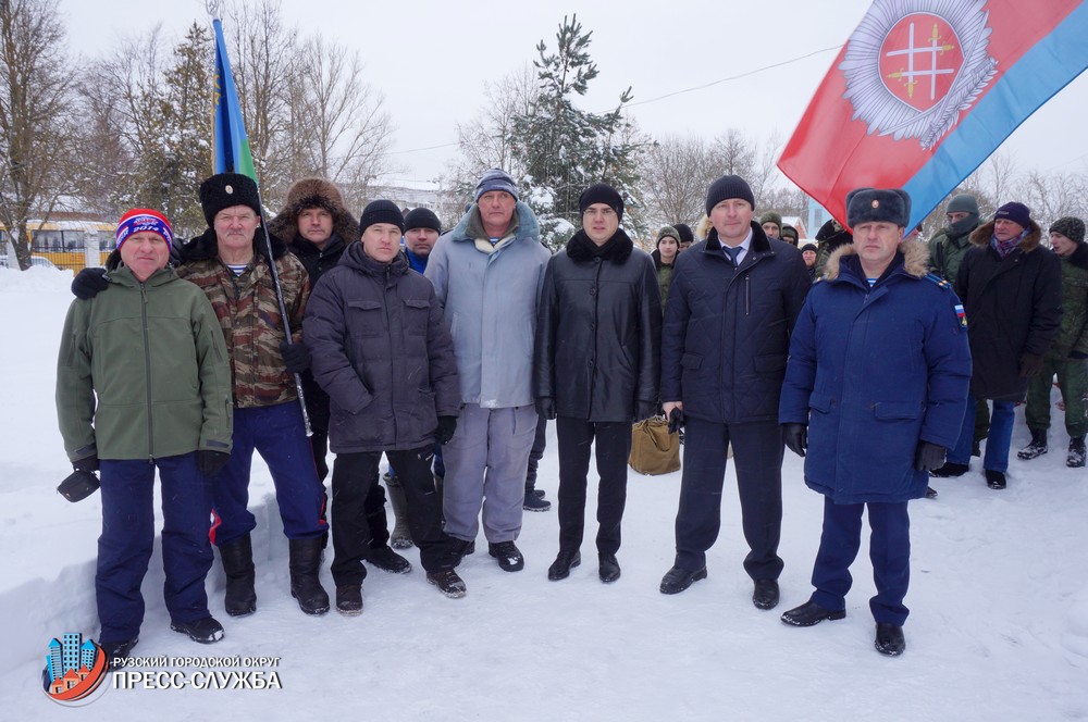 В Рузе встретили участников сверхдальнего лыжного перехода военнослужащих
