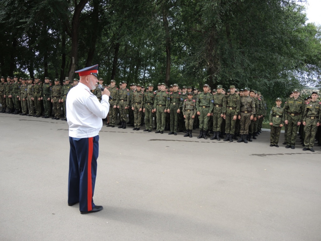 День знаний у воронежских казачат
