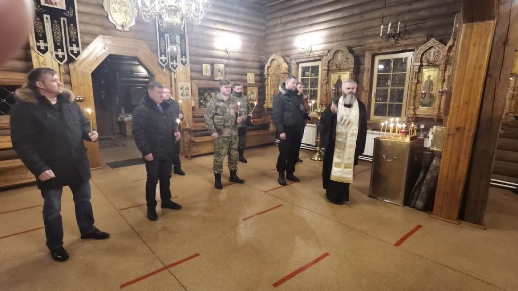 Лития в 40 день по преставлении ко Господу атамана Москвы Андрея Шустрова
