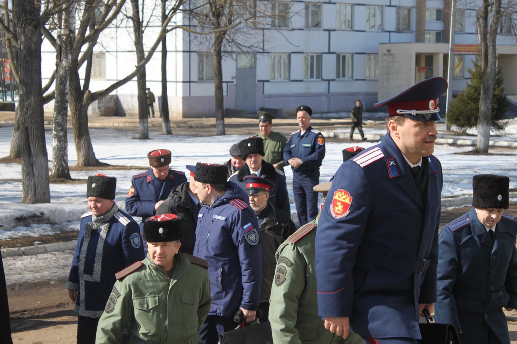 Совет атаманов ВКО "Центральное казачье войско" прошел на территории воинской части