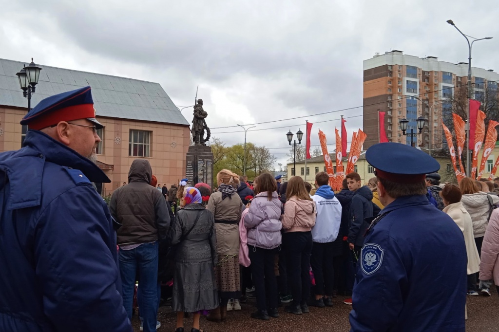 Казаки приняли участие в охране порядка