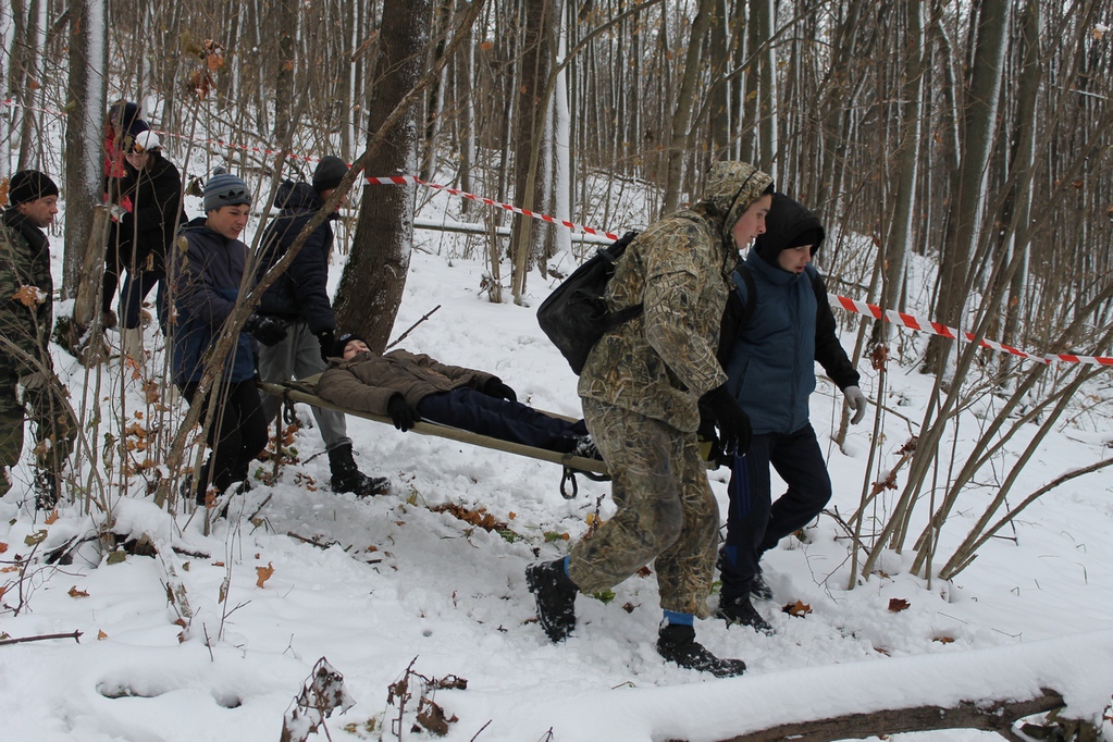 В дни школьных каникул в Тульской области работал военно-патриотический лагерь «Патриот»