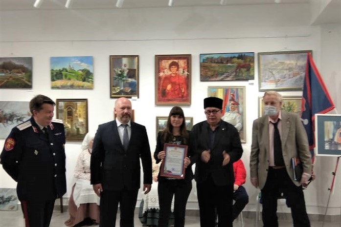 Конкурс –выставка казачьего изобразительного искусства проходит в Москве
