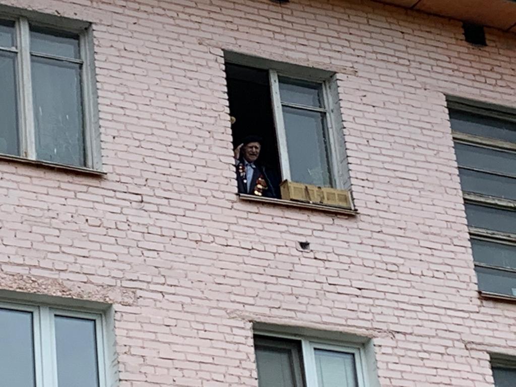 Раменские казаки поздравили ветеранов