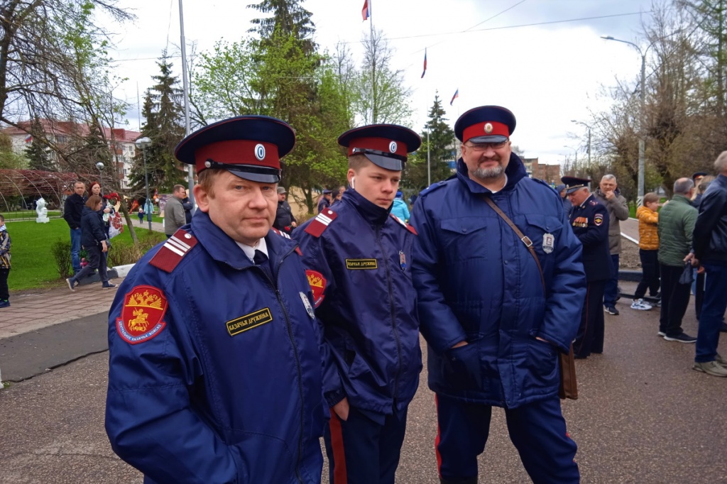 Казаки приняли участие в охране порядка
