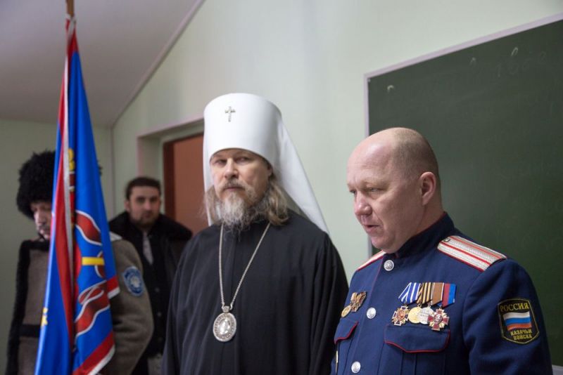 Подписание соглашения о сотрудничестве между Рязанской епархией и Рязанским казачьим обществом