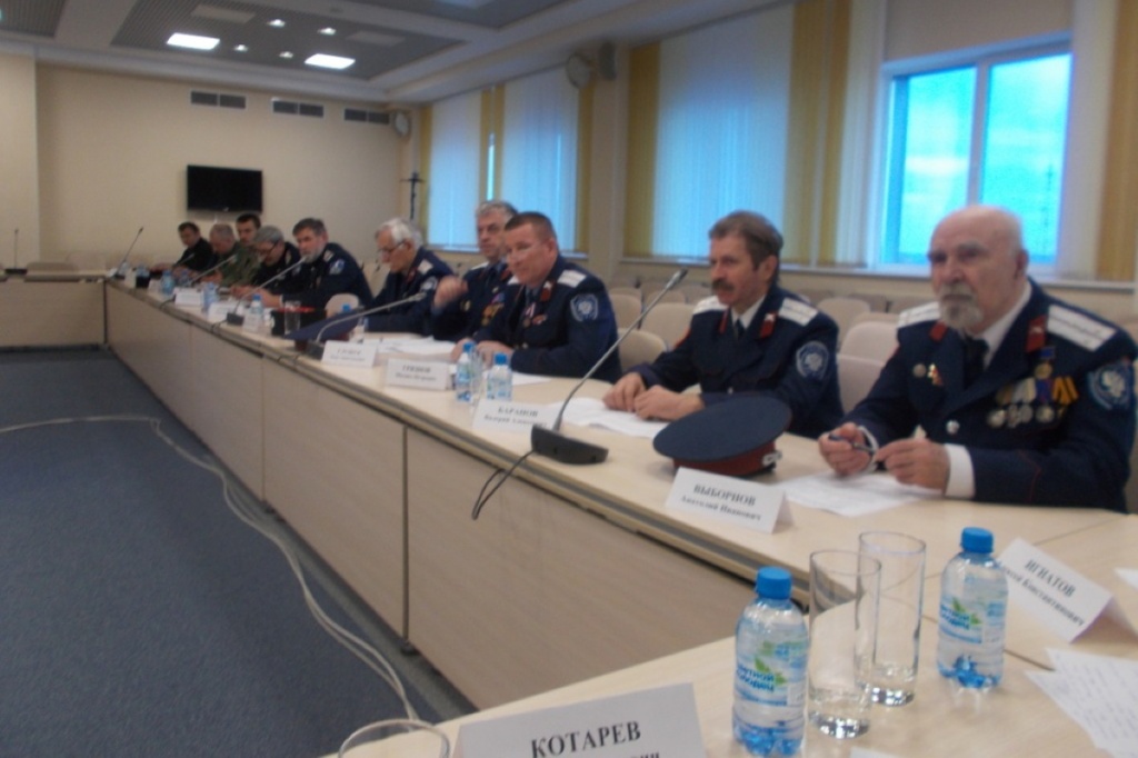 Совещание заместителя Губернатора Калужской области с атаманами казачьих обществ и общественных объединений казачества Калужской области