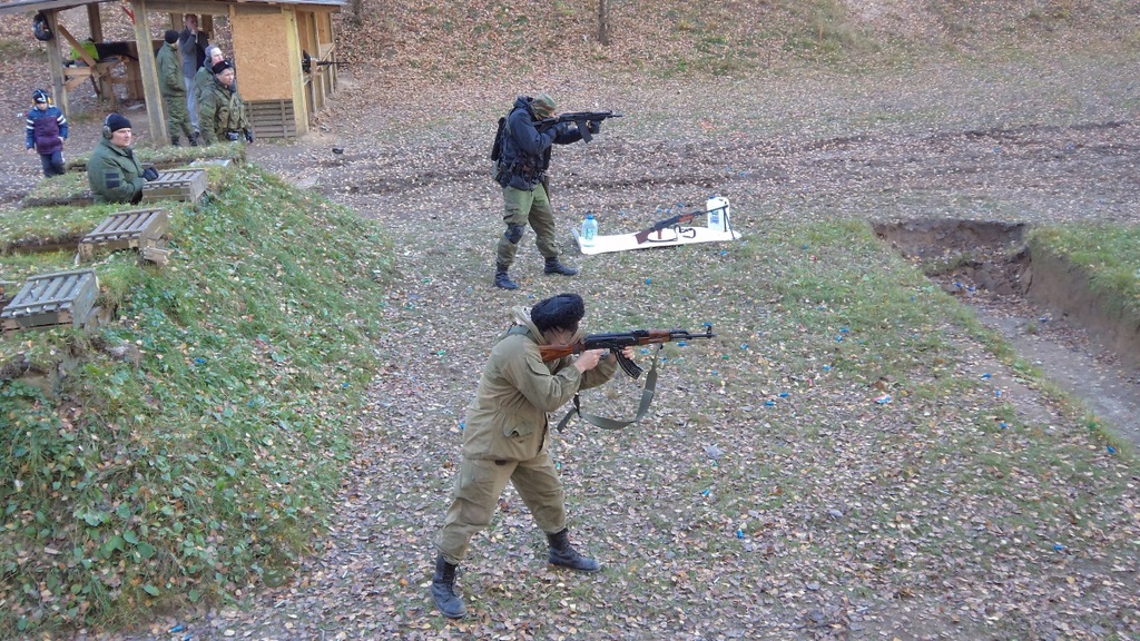 Казаки МОКО ВКО ЦКВ провели учебные стрельбы