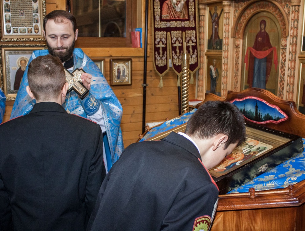 Кадетская Литургия 5-х классов Московского президентского кадетского училища им. М.А. Шолохова