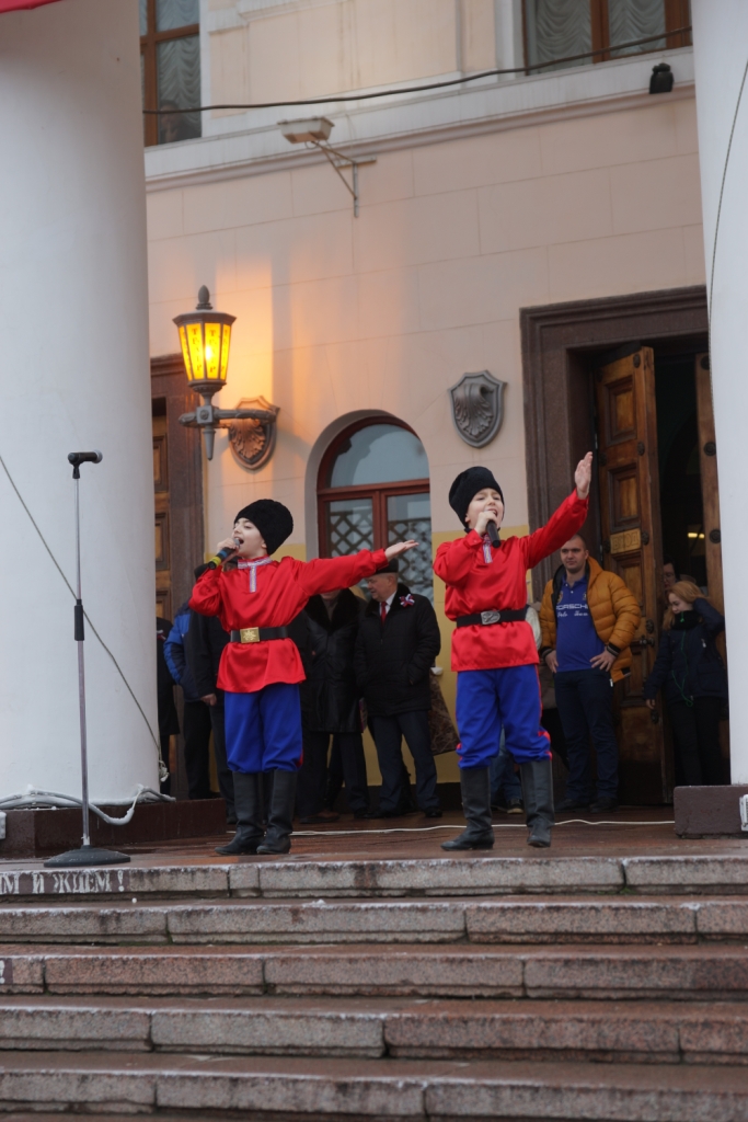 Казаки Калужского ОКО охраняли общественный порядок на митинге