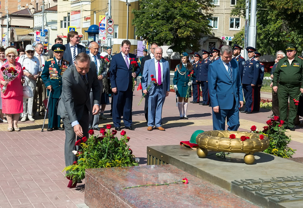 Полномочный представитель Президента РФ в Центральном федеральном округе Александр Беглов поздравил калужан с Днем города