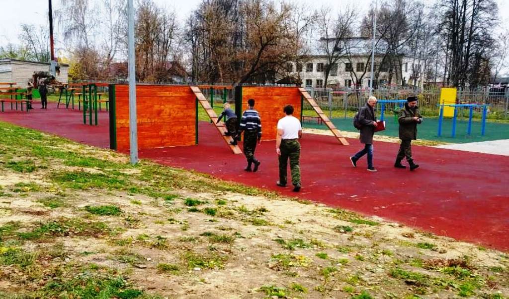 Заключительный этап военно-патриотического слета воспитанников ВПК и кадетских казачьих классов - спартакиада «Кадетские игры»
