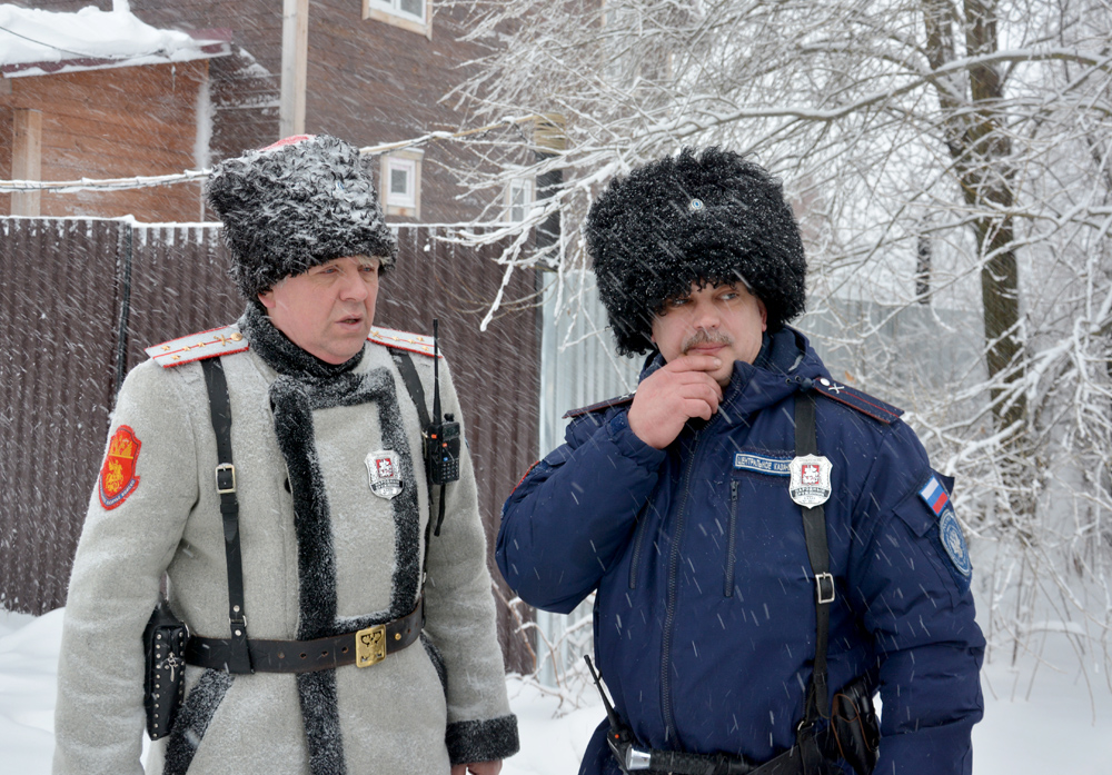 Сводный отряд казачьей дружины ОКО МО ВКО ЦКВ обеспечивал общественный порядок на мероприятии в Подмосковье