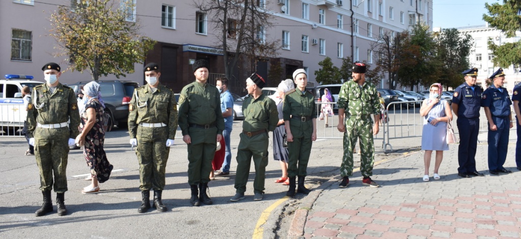 Липецкие казаки приняли участие во встрече мощей Святого благоверного великого князя Александра Невского