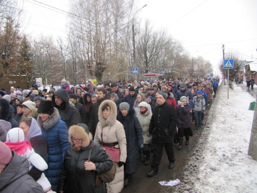 Крестный ход в Павловском Посаде