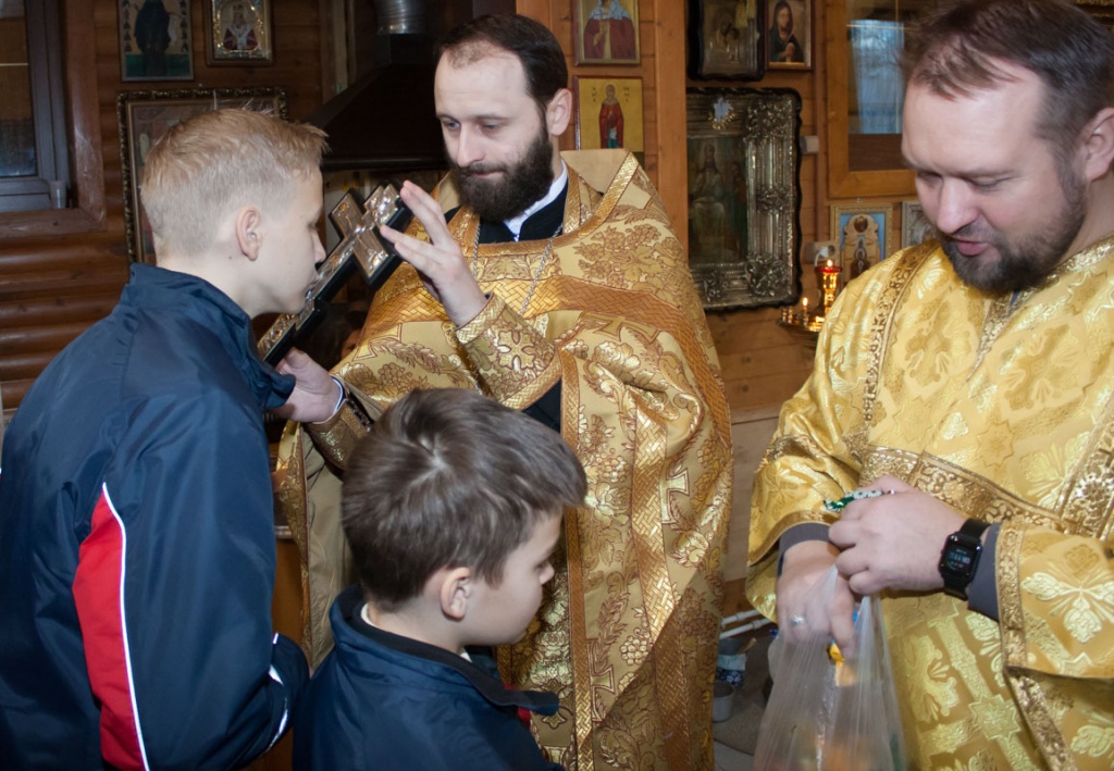 Кадетская Литургия 5-х классов Московского президентского кадетского училища им. М.А. Шолохова