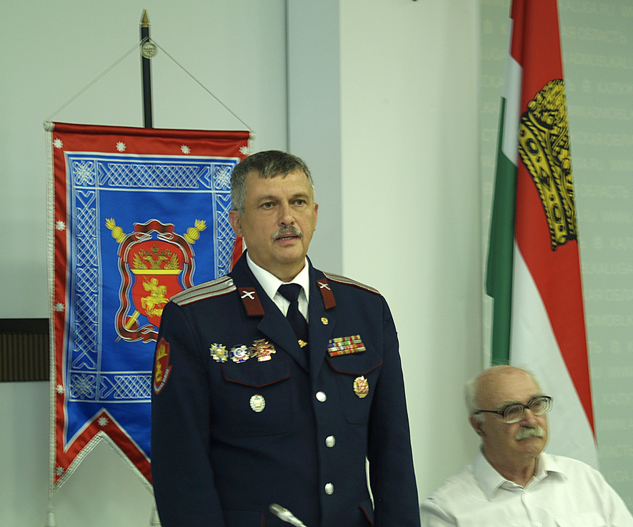 Калужские казаки продлили полномочия своего атамана ещё на пять лет