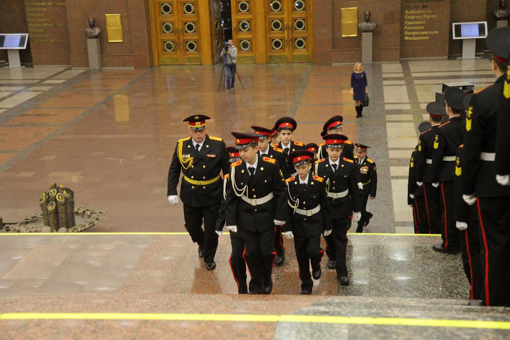 Торжественная церемония принятия в кадеты воспитанников Московского президентского кадетского училища им.М.А. Шолохова войск Национальной гвардии Российской Федерации