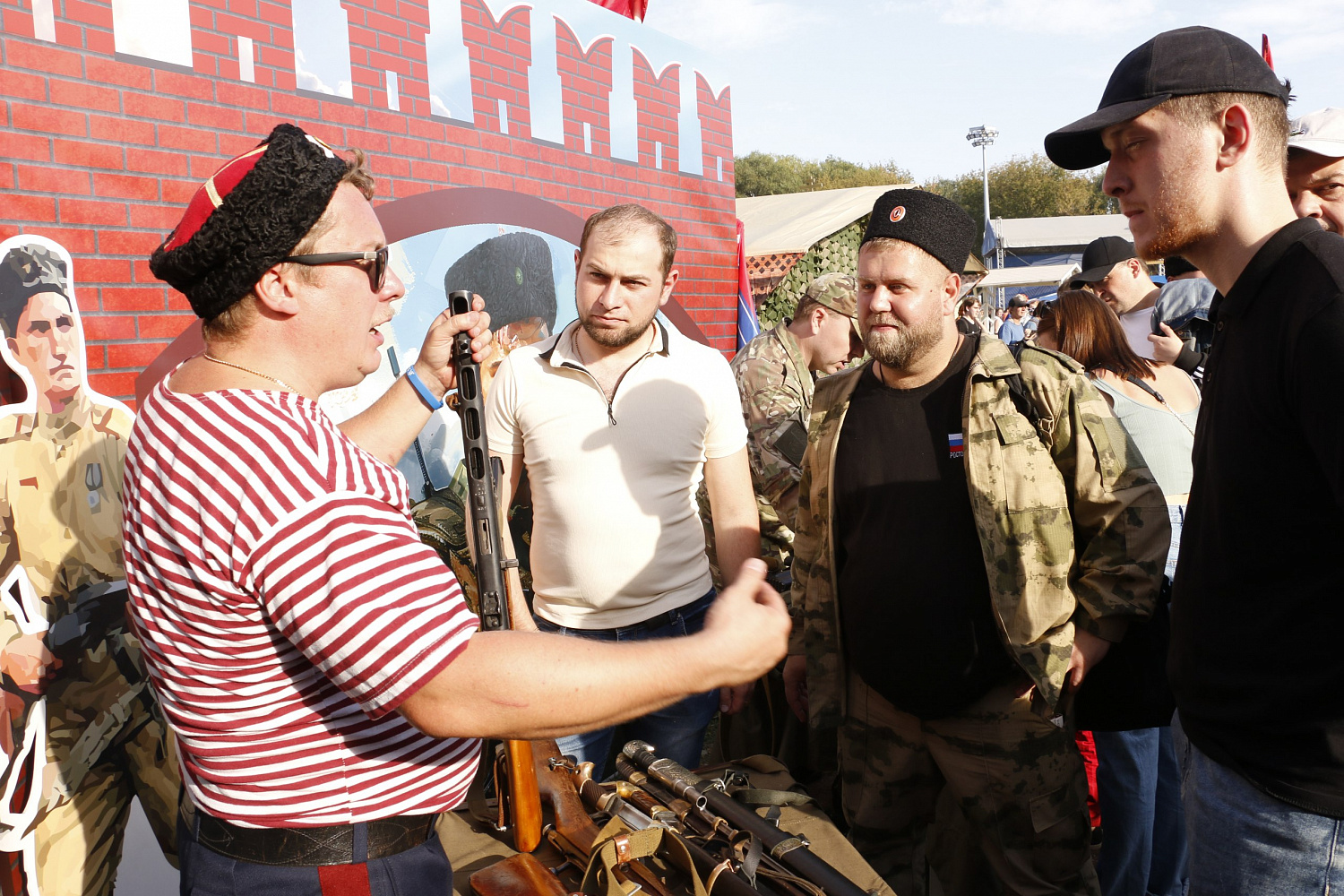 «Портрет героя» на фестивале «Казачья станица Москва»