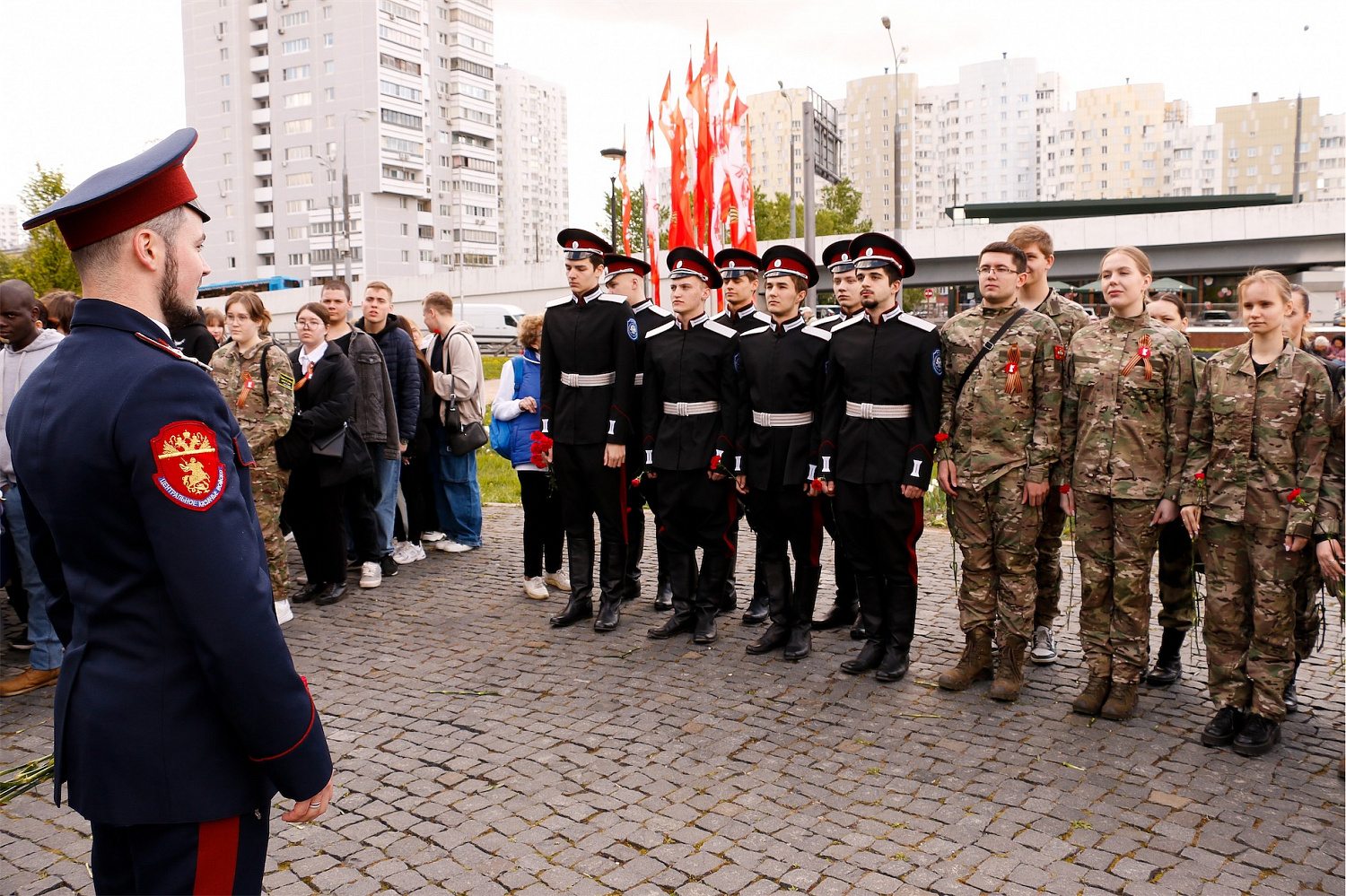 В Москве прошла акция «Цветы Победы»