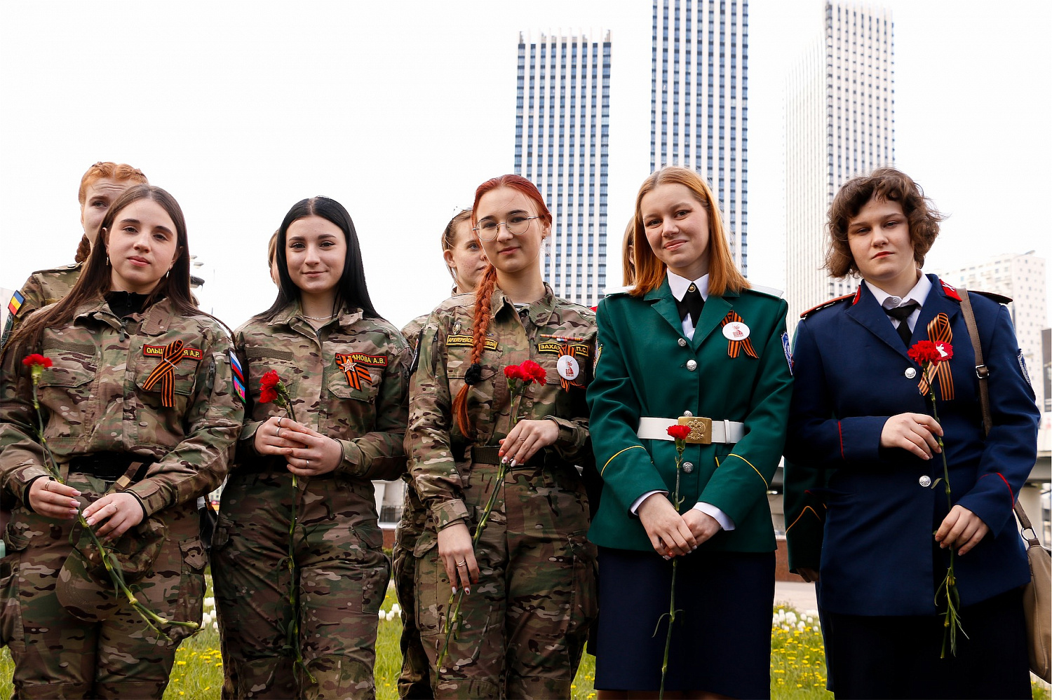 В Москве прошла акция «Цветы Победы»